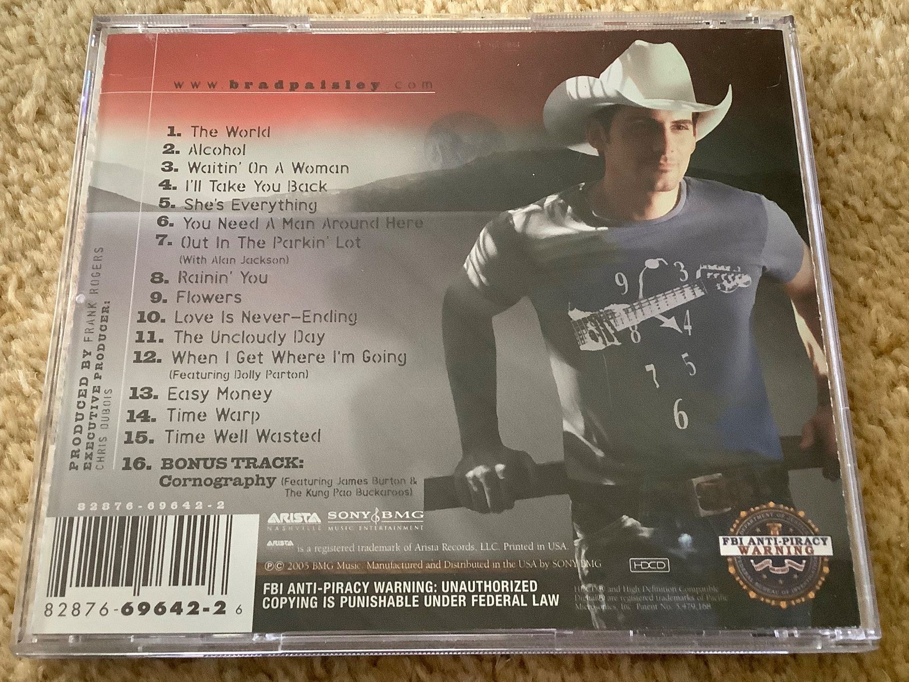CD: Brad Paisley * Time will Wasted – Usato da herzogenbuchsee venduto da HIFIANER 2