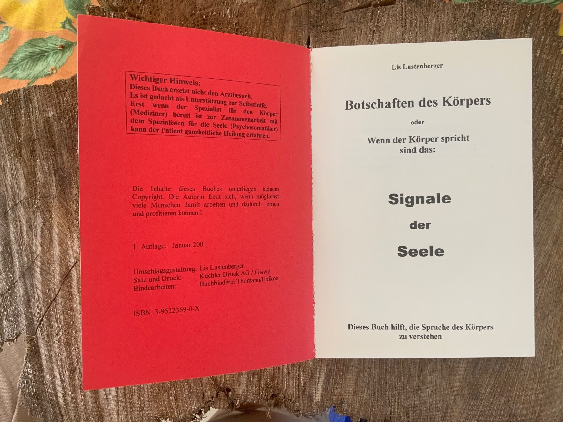 Libri: Botschaft des Körpers - Lis Lustenberger – Usato da Sempach Station venduto da blackhors 2