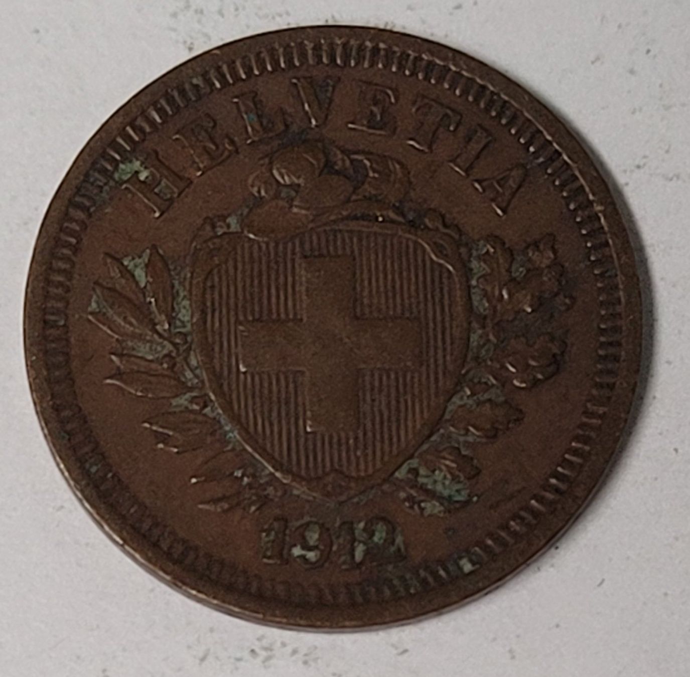 Alle Münzen: 1 RAPPEN / SCHWEIZ 1912 – Gebraucht aus Mumpf von antonio_schweiz_961