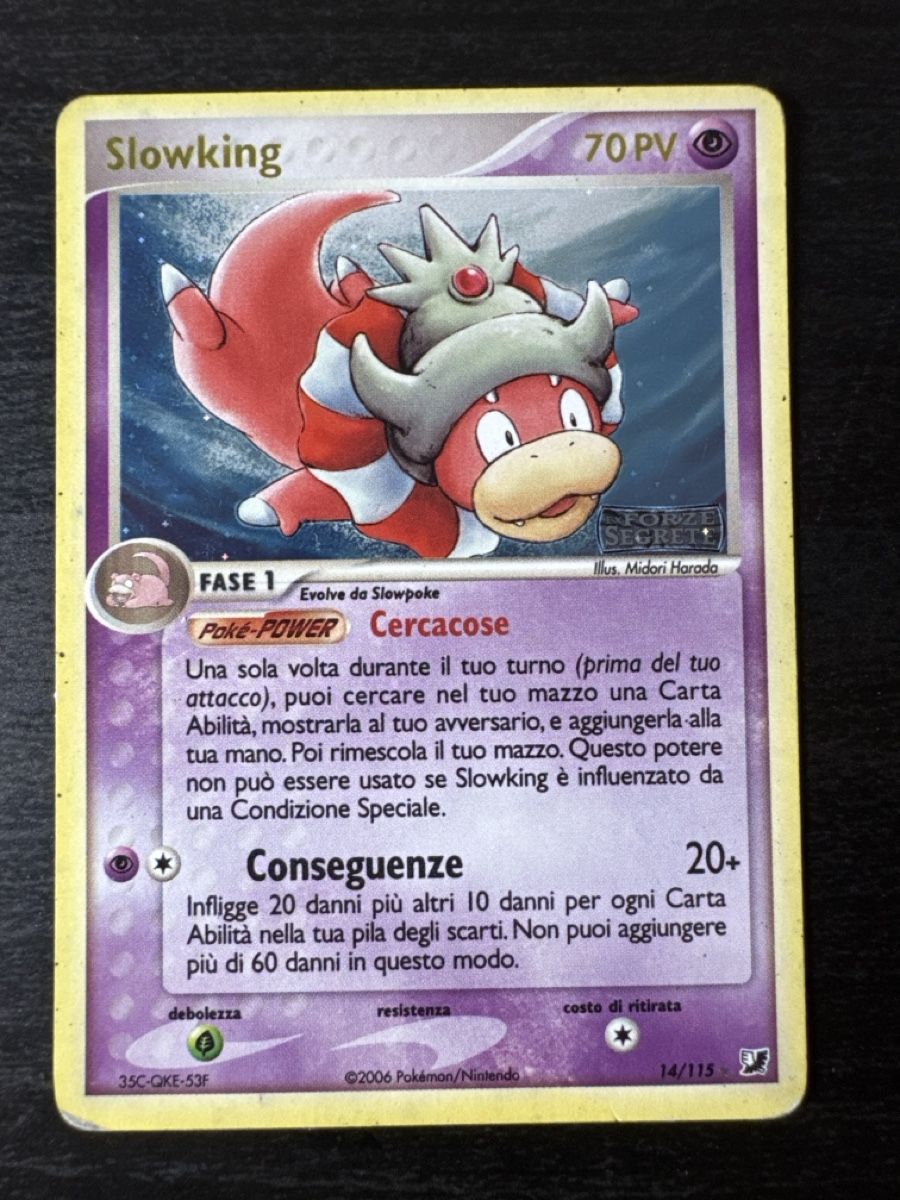 Pokémon Sammelbilder & Trading cards: Slowking Ex Unseen forces Holo reverse 14/115 – Gebraucht aus Belprahon von Rob_ain