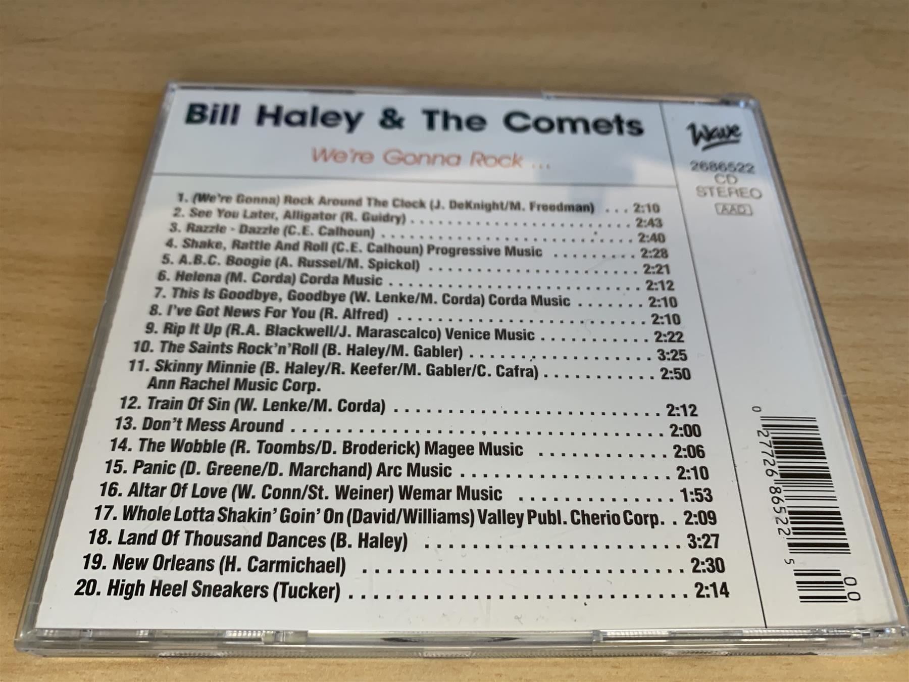 CD: Bill Haley & The Comets – We're Gonna Ro – Usato da Rikon im Tösstal venduto da Alpenmutz 1