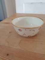 Kleine Vintage Porzellan Schale mit Goldrand. Langenthal.