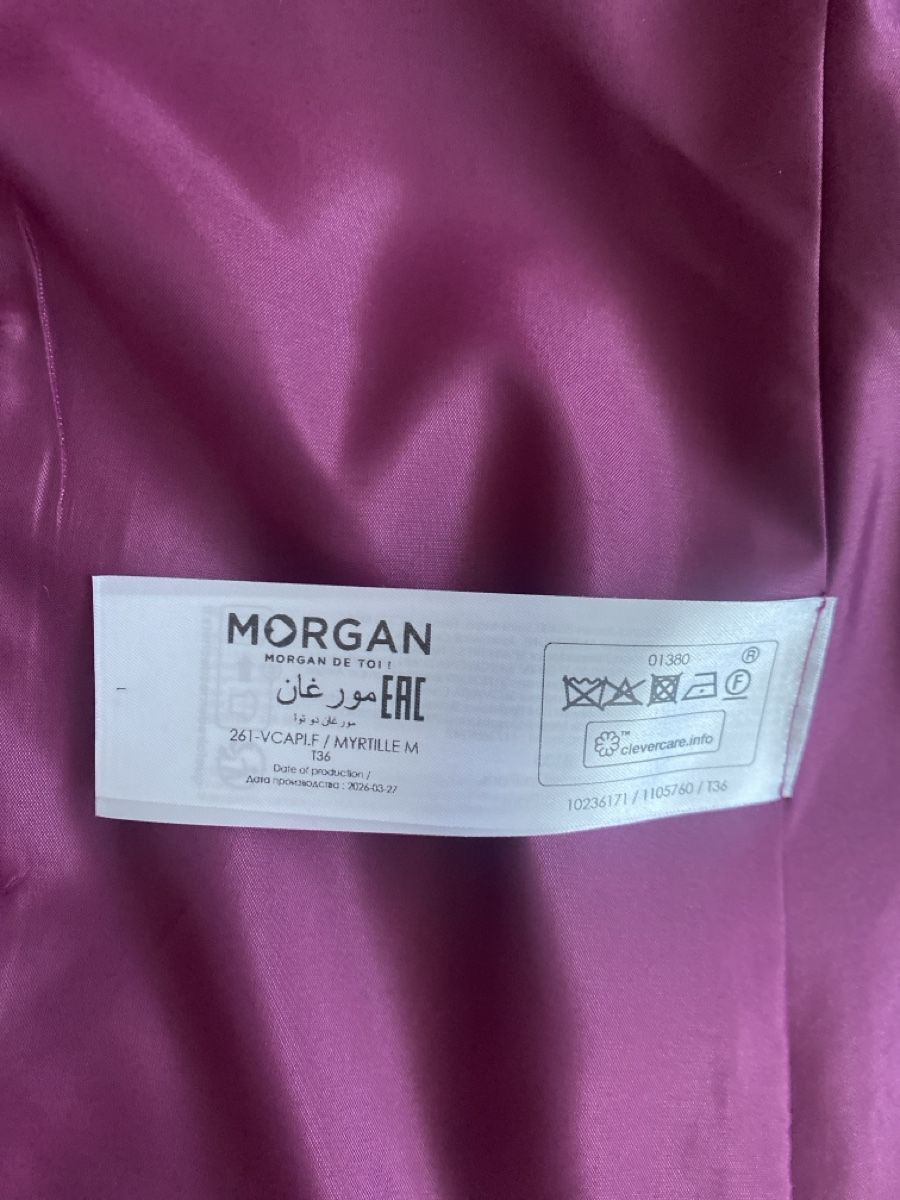 Morgan Giacche: Veste Morgan neuve taille 36 violette - Élégance assurée! – Nuovo (secondo la descrizione) da Geneve venduto da pat_p76n 4