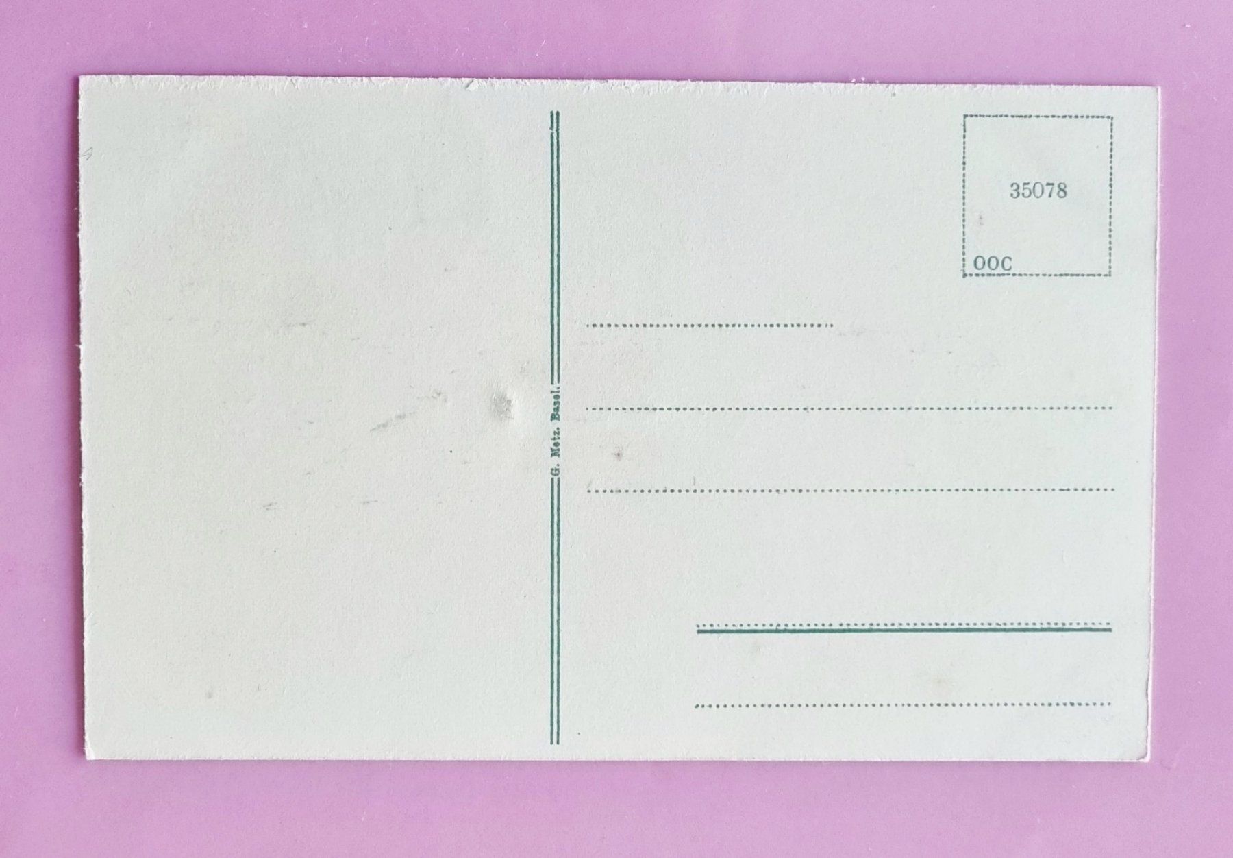 Cartoline postali: Basel - Hotel - Emigrantenhaus Thommen-Vogt – Usato da Rothrist venduto da RROENK 1