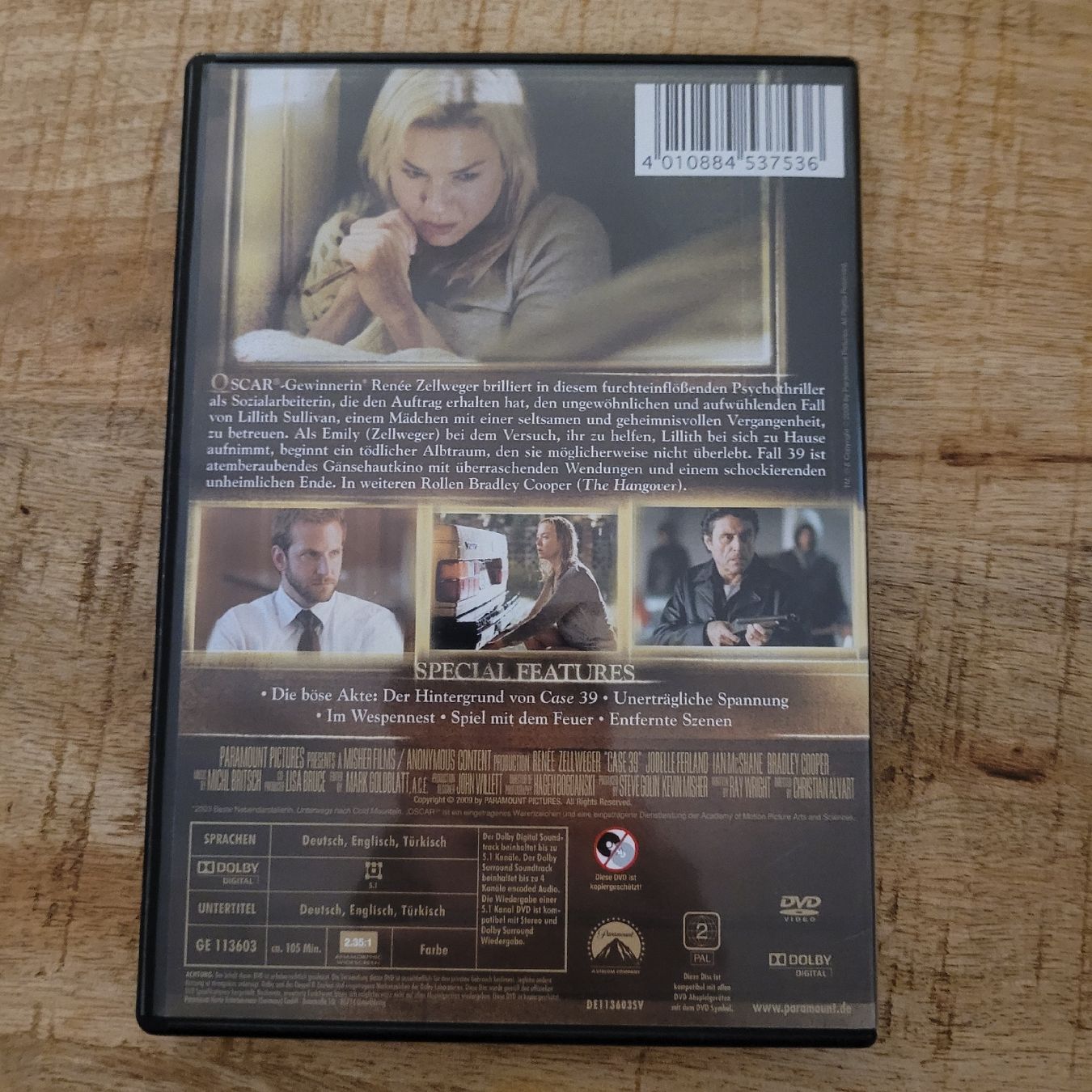 Tutti i DVDs: Fall 39 dvd Renee Zellweger – Usato da Volketswil venduto da uffdu 1