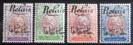 Iran Persien Kat. VI a-d **/* 1911 Kat. 154 Euro