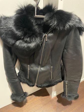 Leder Jacke mit echtem Penzl