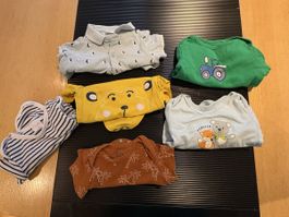 6 Baby Bodys lang&kurzärmlig Grösse 74 80 