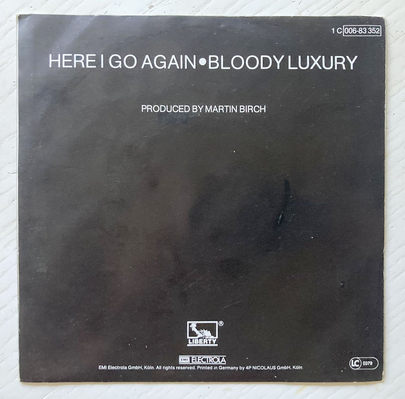 Schallplatten: WHITESNAKE - HERE I GO AGAIN – Gebraucht aus Bottens von hotter-than-hell 1