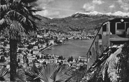 Standseilbahn Lugano, Monte San Salvatore 1958 Sonderstempel
