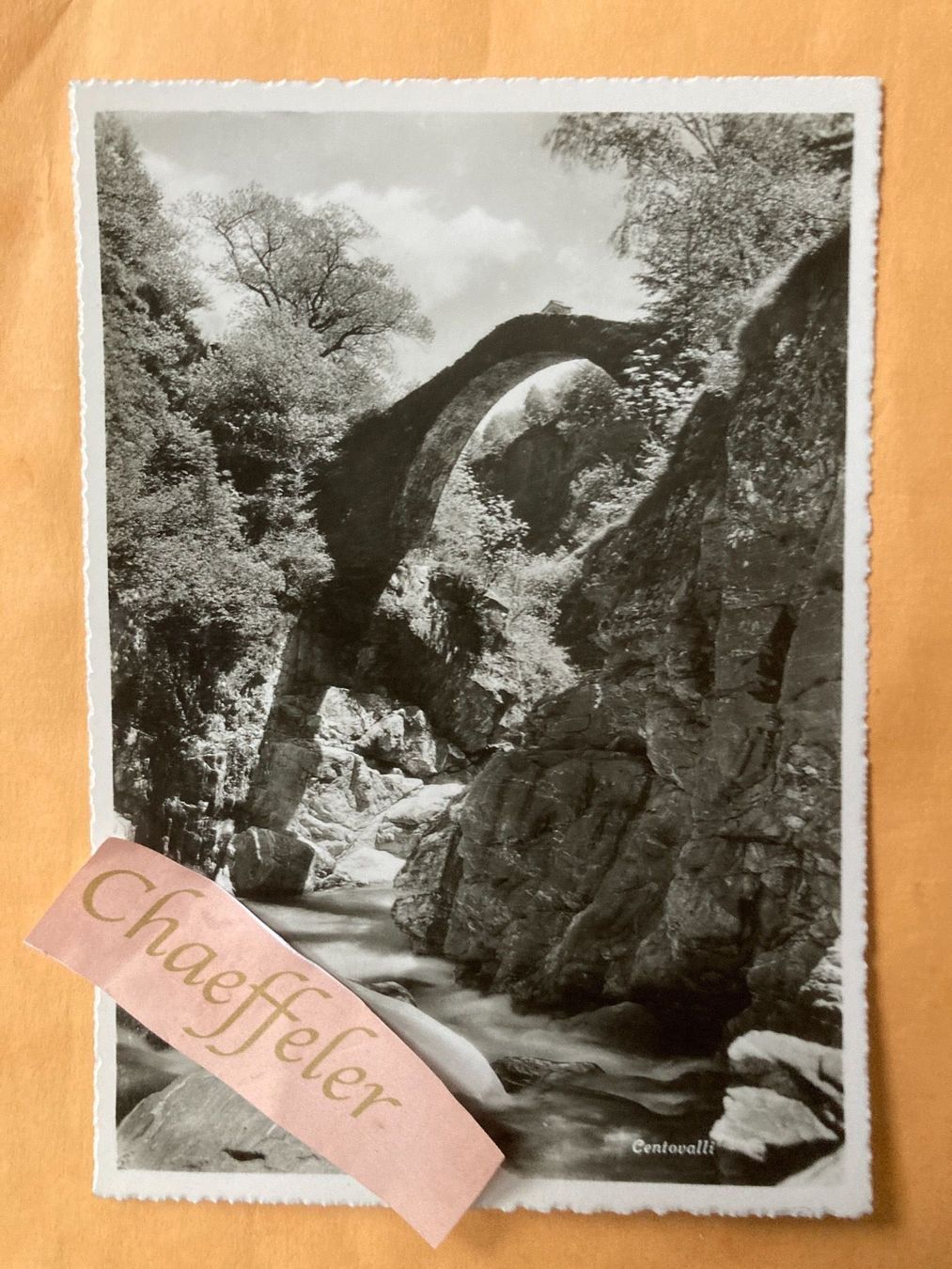 Ansichtskarten: 1948 Centovalli – Gebraucht aus Zürich von Chaeffeler