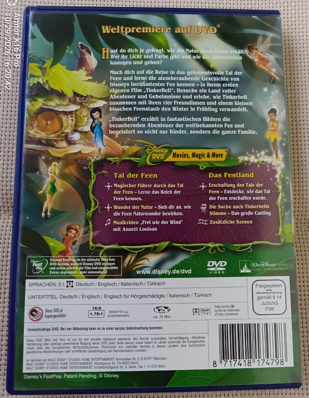 Tutti i DVDs: Tinkerbell – Usato da Alchenflüh venduto da roh_6xk8 1