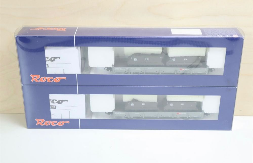 SNCF NEUF COFFRET De 4 Wagons Marchandises Roco Ref 44058 EUR 50,00