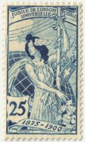UPU 1900 Nr. 79C ungebraucht/* tadellos Befund SBK 1000