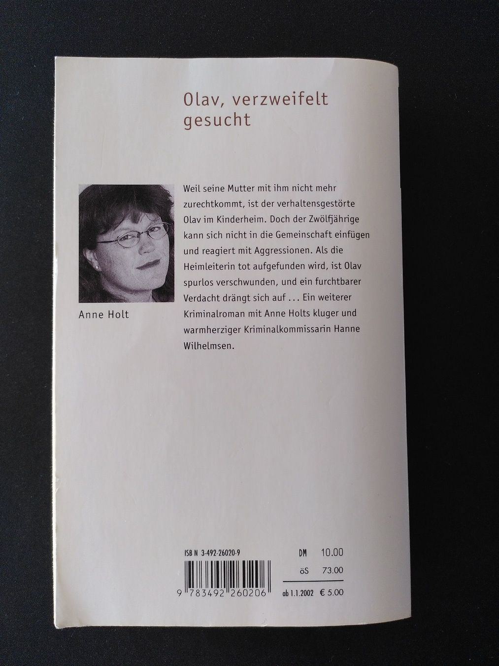 Bücher: Anne Holt - Das einzige Kind – Gebraucht aus Biel/Bienne von Linanius 1