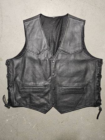 Leder Kutte / Weste / Gilet