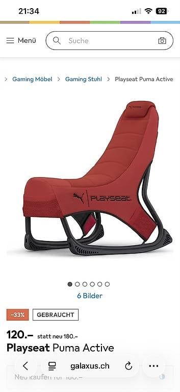 Sedie: Playseat Puma Active – Usato da Schwerzenbach venduto da shark1982 1