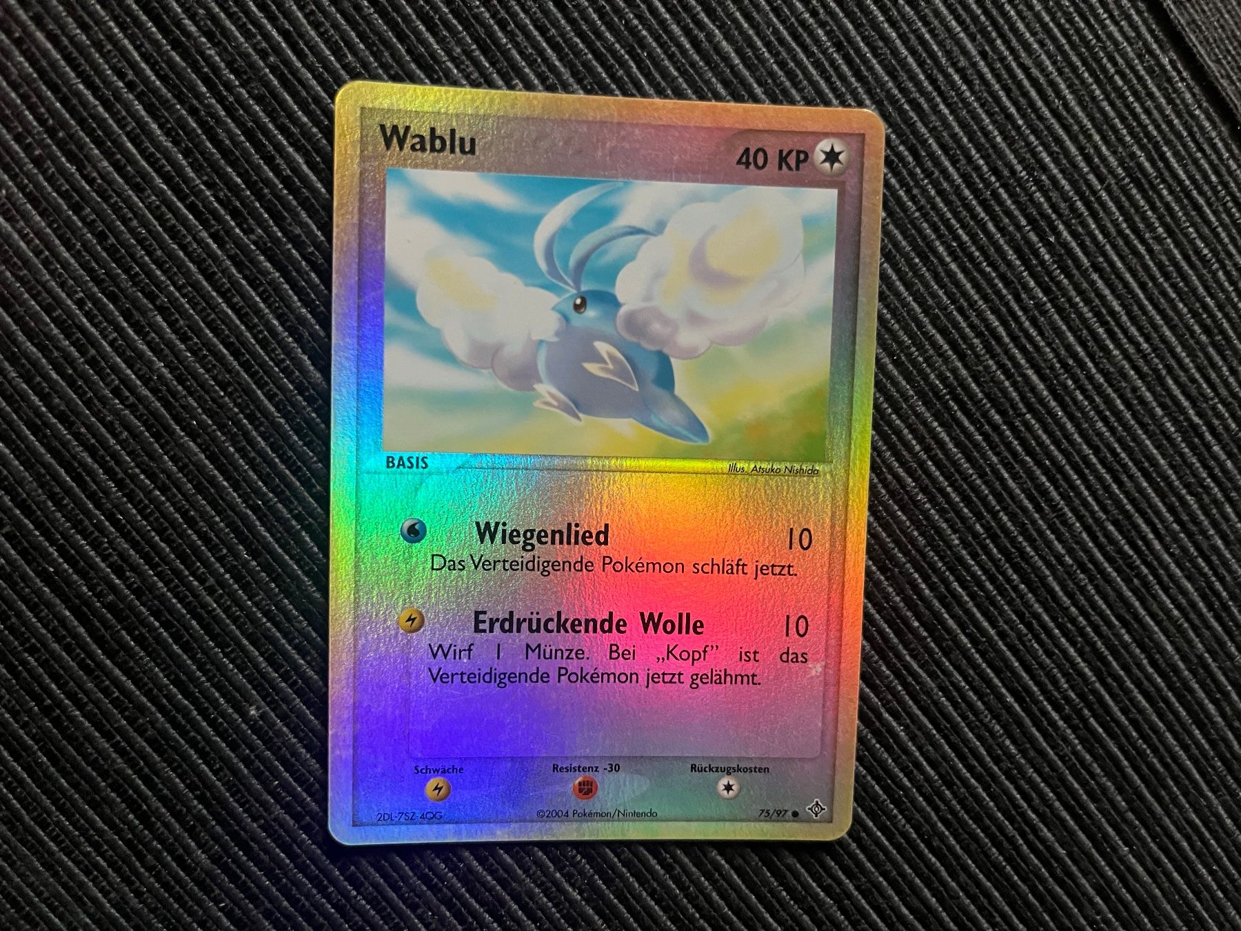 Pokémon Sammelbilder & Trading cards: Pokemon Wablu Reverse Holo EX Dragon – Gebraucht aus Wabern von Collectfun