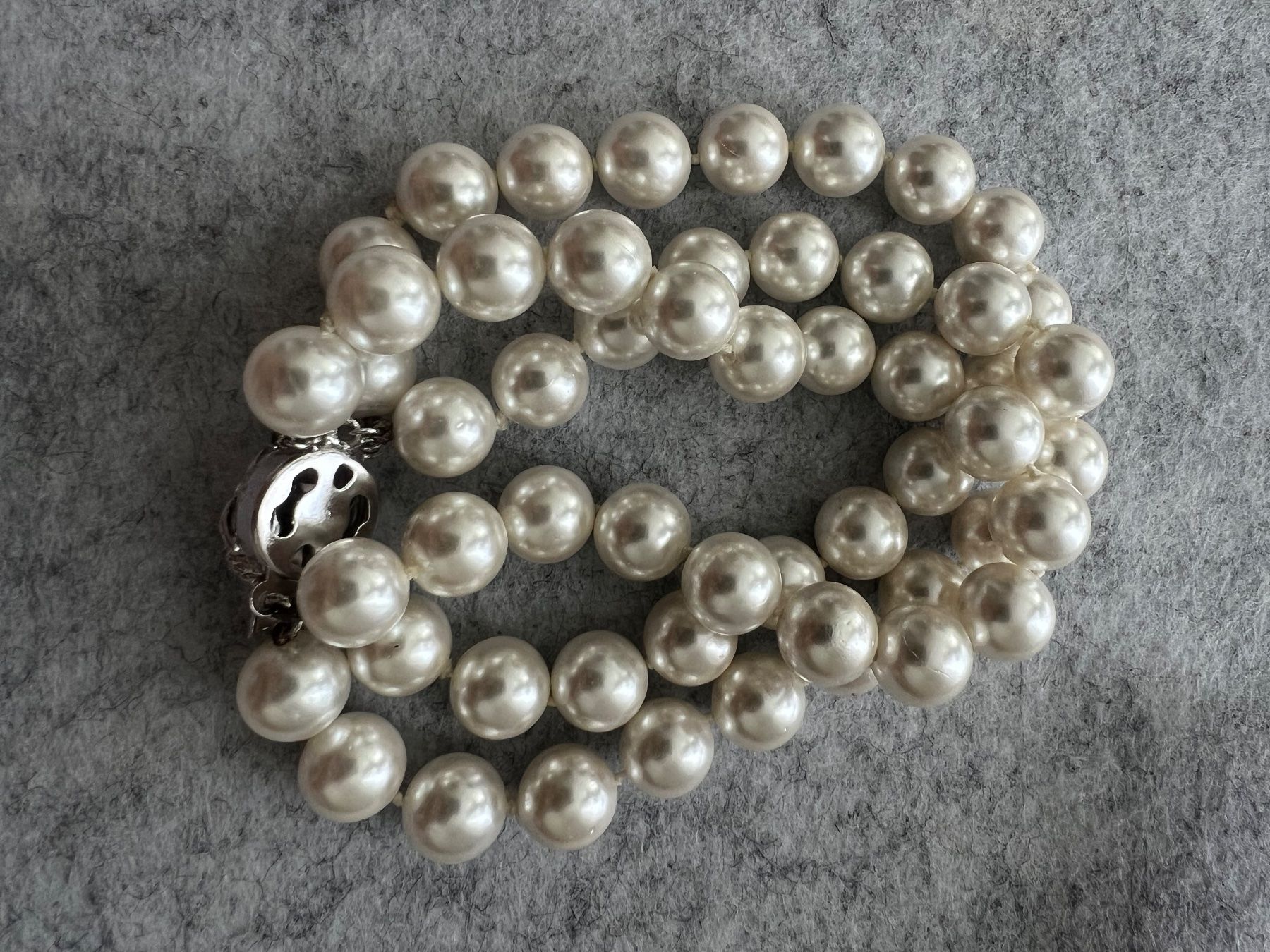 Bracciali & Braccialetti: Perlenkette 3-reihig Vintage – Usato da Uznach venduto da Ya_x7x6 2