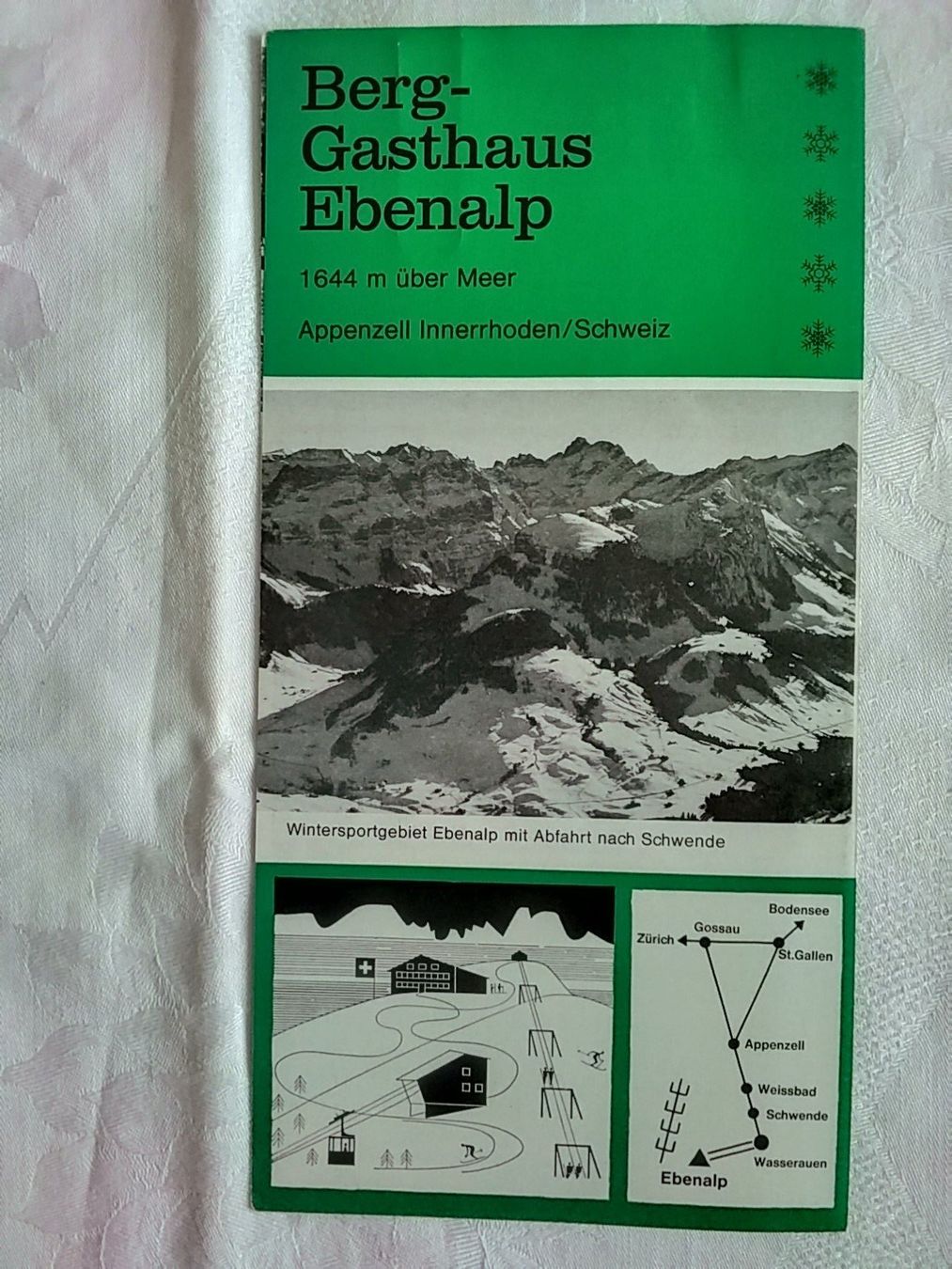 Documenti: Prospekt Berg-Gasthaus Ebenalp – Usato da Appenzell venduto da lama19 2