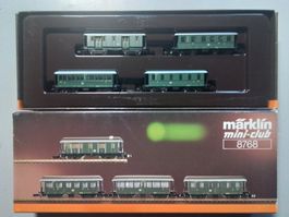 Neu OVP Märklin Z 8768 DB Langenschwalbacher Personenwagen