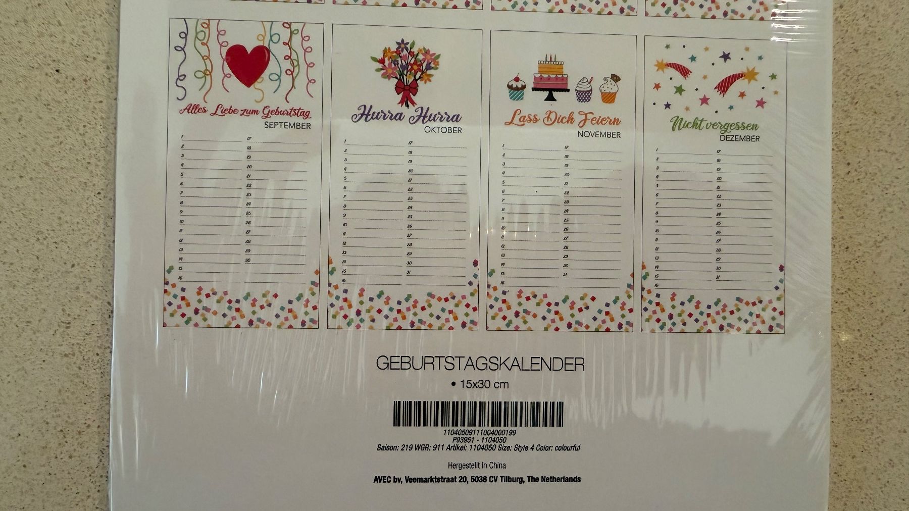 Calendriers: Geburtstagskalender - Neu – Neuf avec emballage d'origine à Würenlos par Abracadabra26 3