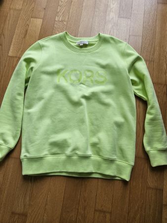 Michael Kors KORS Logo Sweatshirt Lime M hoher NP!