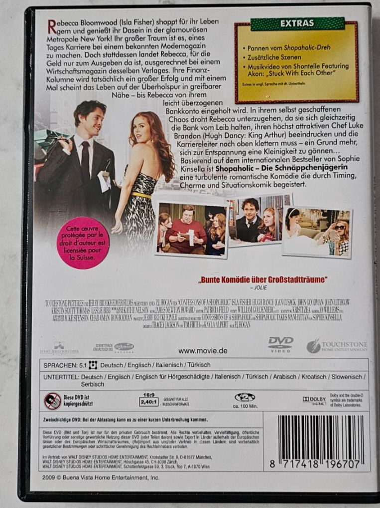 Alle DVDs: SHOPAHOLIC/ DVD – Gebraucht aus Geuensee von jes_9xyk 1