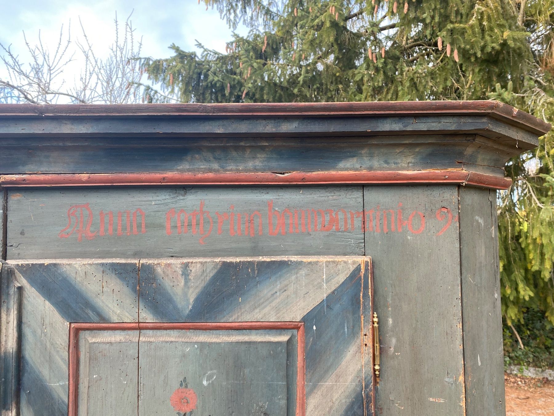 Armadi: Alter Schrank Toggenburg 1809 – Usato da Mosnang venduto da Goldwasser 2