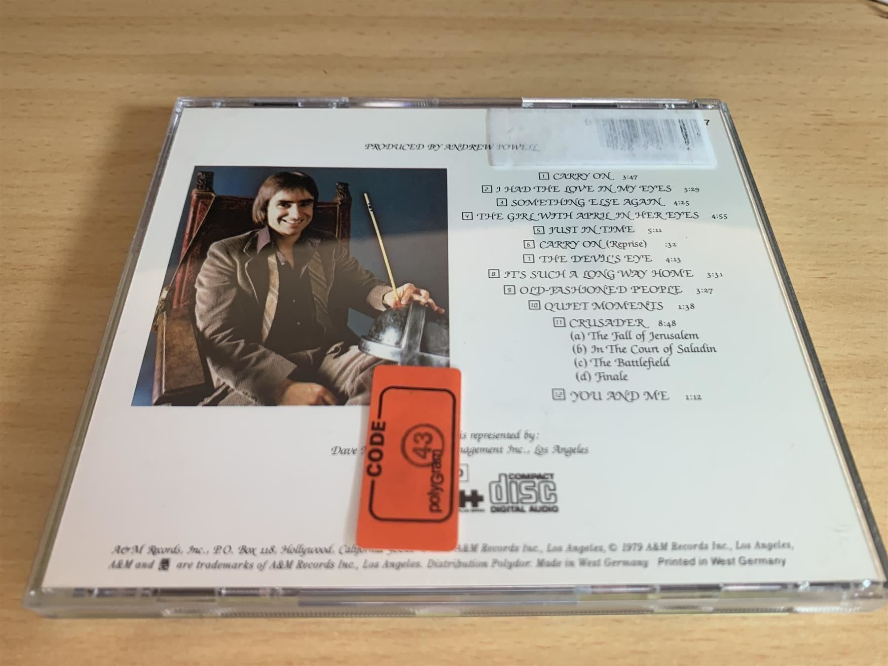 CD: Chris de Burgh – Crusader – Usato da Rikon im Tösstal venduto da Alpenmutz 1