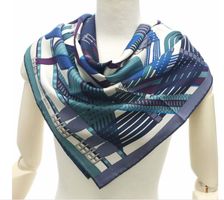 Hermès Double Sangle Foulard 90x90cm neu mit original box