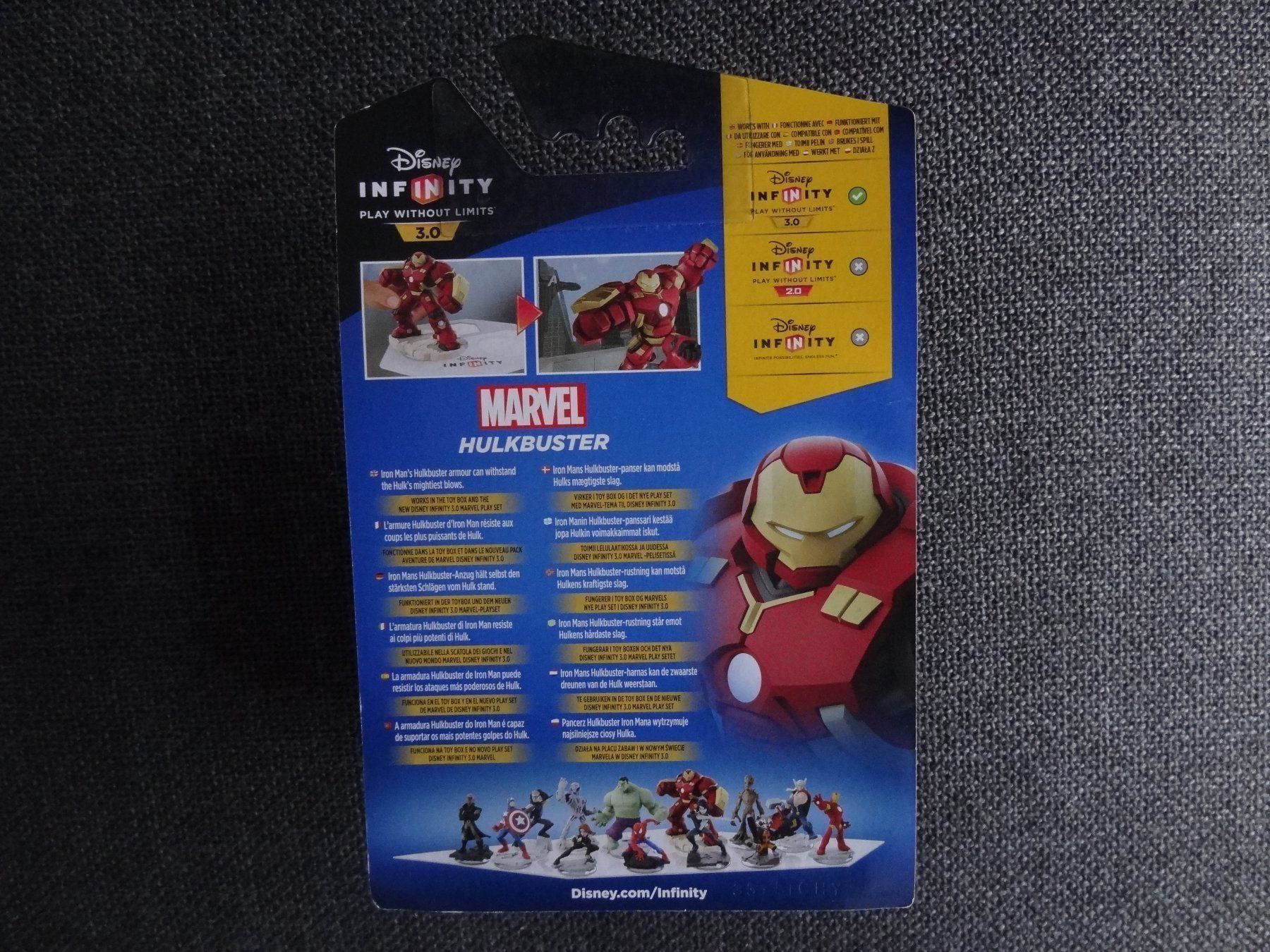 Disney Statuette: Disney Infinity HULK BUSTER NEU – Nuovo e nell'imballaggio originale da Lyss venduto da Famicom 1