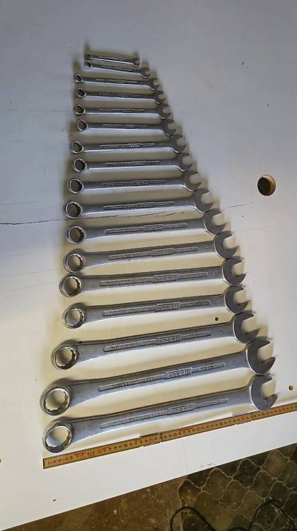 FACOM Knarren-Ring-Gabelschlüssel 9/16 Zoll – Einzelstück, 467.9/16 | Vielseitiges Kombi-Werkzeug