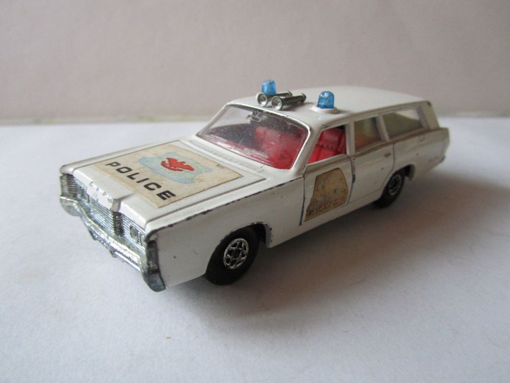 Matchbox Speed Kings K-25 Boat and Trailer Excellent État Dans Sa Boîte