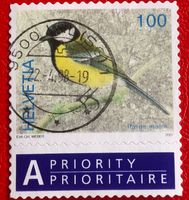 Nr.1237 mit VollStempel Wil(SG) Kohlmeise 2007 