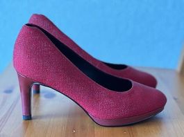 ecco Pumps, Gr. 37, Rot