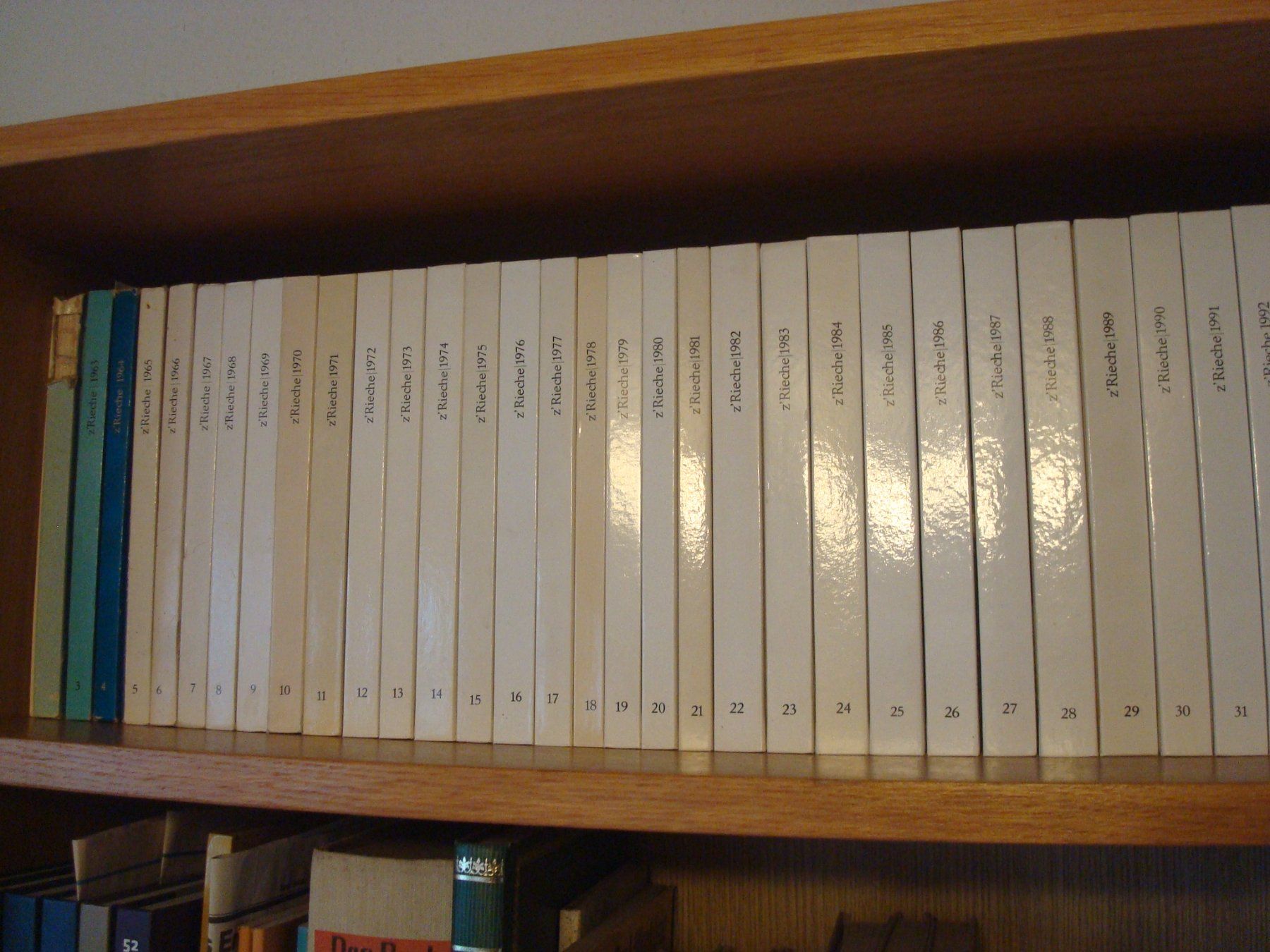 Bücher: Riehen 48 Jahrbücher ab 1961 – Gebraucht aus Riehen von Baerewaegli 1
