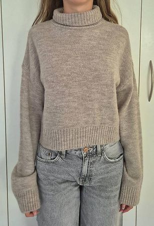 Damenstrickpullover, Gr. XS, beige