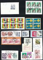 Diverse Briefmarken mit T-Stempel entwertet 4o
