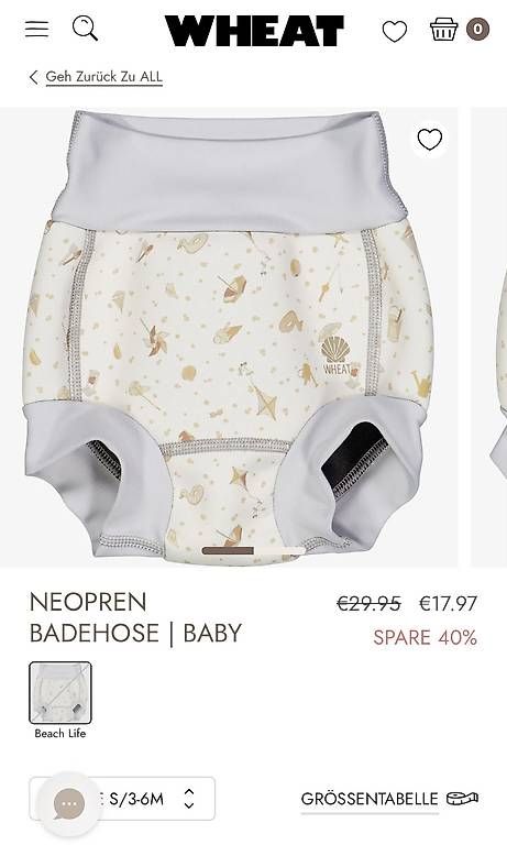 Secchi per pannolini & Pannolini: Schwimmwindel Neopren  – Usato da Rickenbach LU venduto da MartinaW.