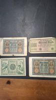 Reichsbanknoten 1000 Mark 100 Mark 50 Mark 4 Stk