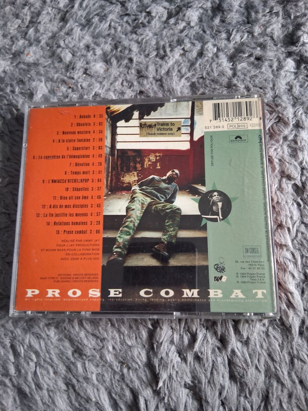 CD: MC SOLAAR      PROSE COMBAT     CD – Usato da Wetzikon ZH venduto da Ramones01 1