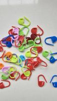 20 Stk Maschenmarkierer Stricken Lismen NEU Farben gemischt