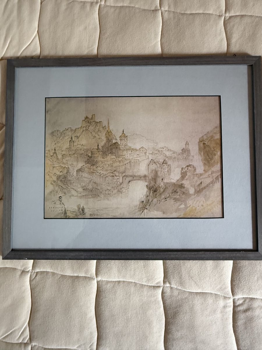 Foto & Immagini: 3er Set Kunstdrucke Baden Aargau wiliam Turner, gerahmt – Usato da Altdorf UR venduto da Pedrob3 1