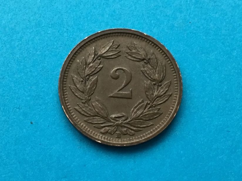 Tutti le monete: 2 Rappen 1941 VZ ungereinigt – Usato da St. Margrethen SG venduto da alfapeugeot10 1