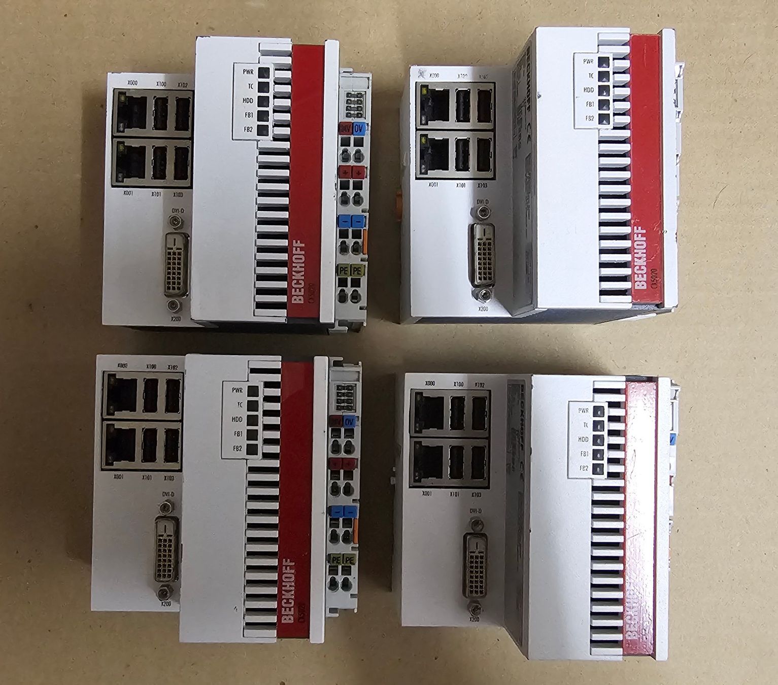 Beckhoff Sistema di controllo: 4Stk. Beckhoff CX5020 Embedded PC's – Usato da Boniswil venduto da LakeSide_Boniswil
