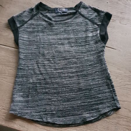 🐸 T-SHIRT GRAU MÉLANGE / TOP 34
