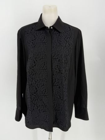 Bluse mit Spitze Gr. 46 von Madeleine