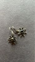 Boucles d'oreilles en argent avec pierre 