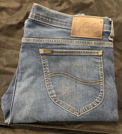 Lee Jeans Hose Denim blau Herren